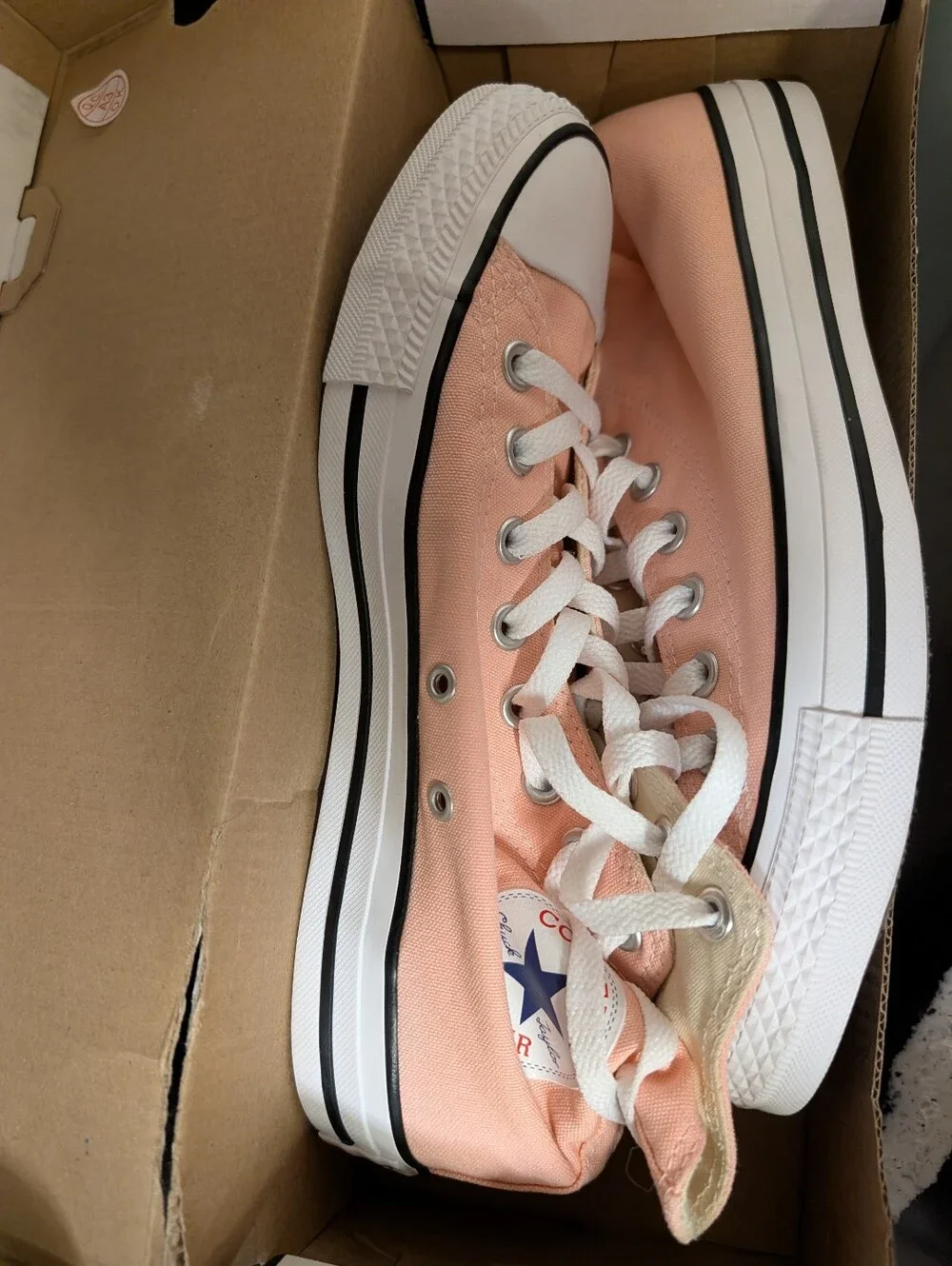 Converse Chuck Taylor All Star Canvas High Top Sneakers Size M7 W9 Exc/Box - Picture 6 of 9